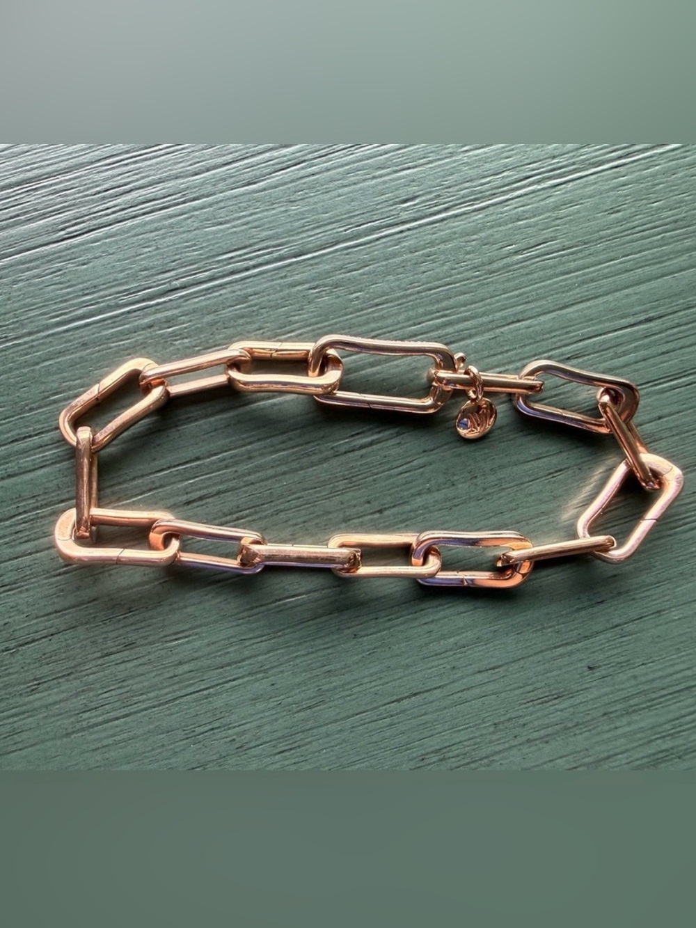Monica Vinader Alta Capture Charm Bracelet 18k Rose Gold Vermeil